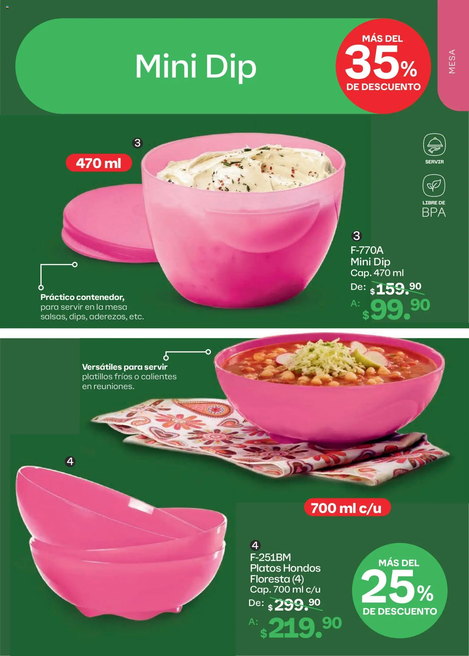 Vista previa las ofertas de la tienda Tupperware - Tupperware catálogo desde el 10/08/2026 