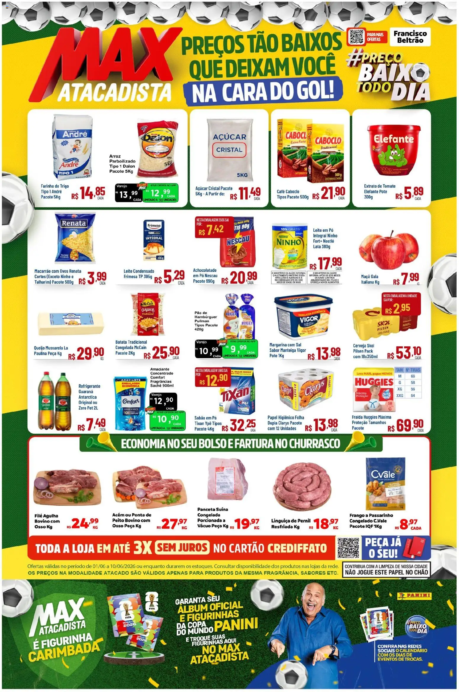Pré-Visualização do folheto "Max Atacadista - Ofertas da semana" da loja Max Atacadista válido a partir de 01/06/2026