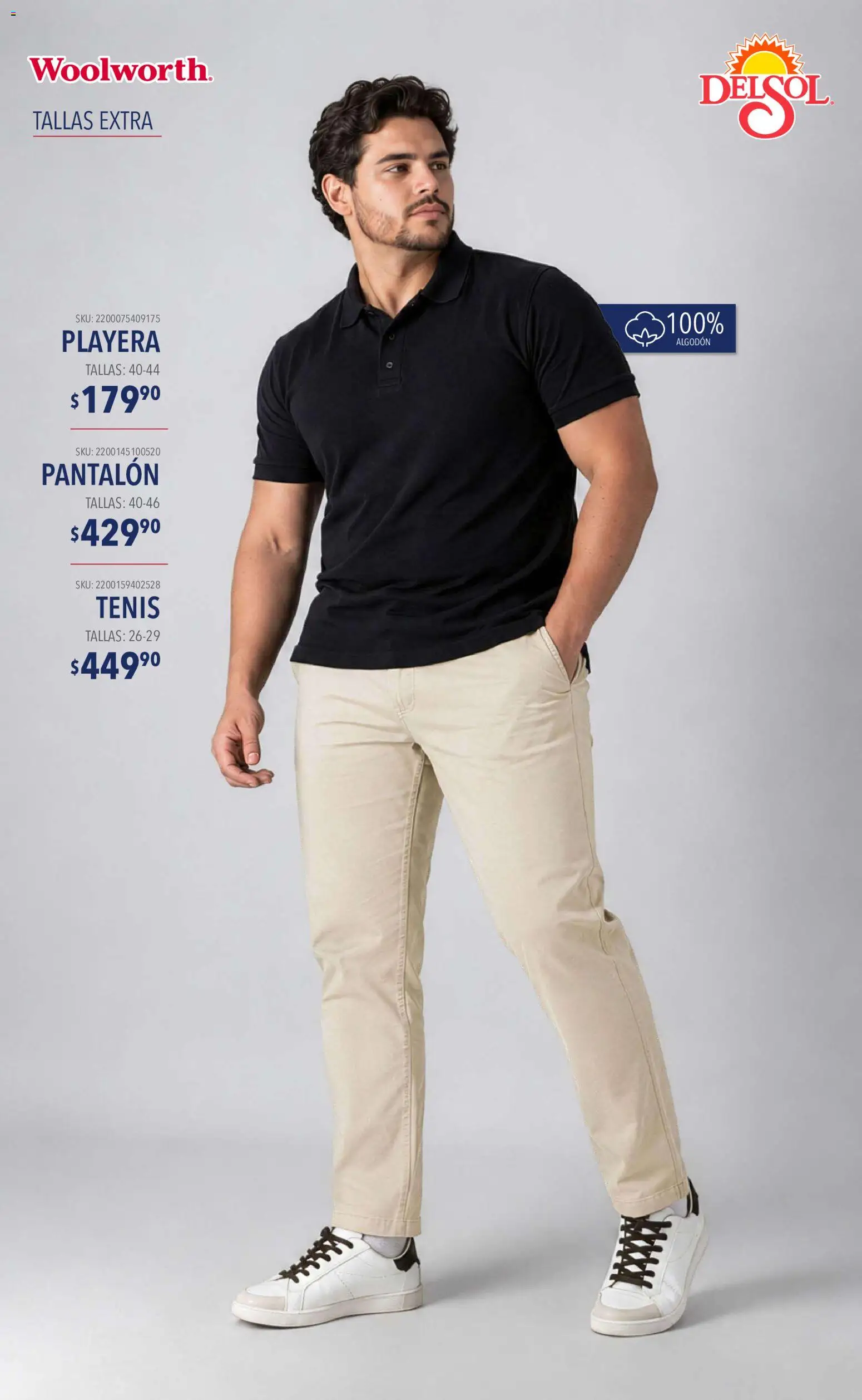 Vista previa las ofertas de la tienda Del Sol y Woolworth - Del Sol y Woolworth catálogo Moda Esenciales desde el 10/09/2026 