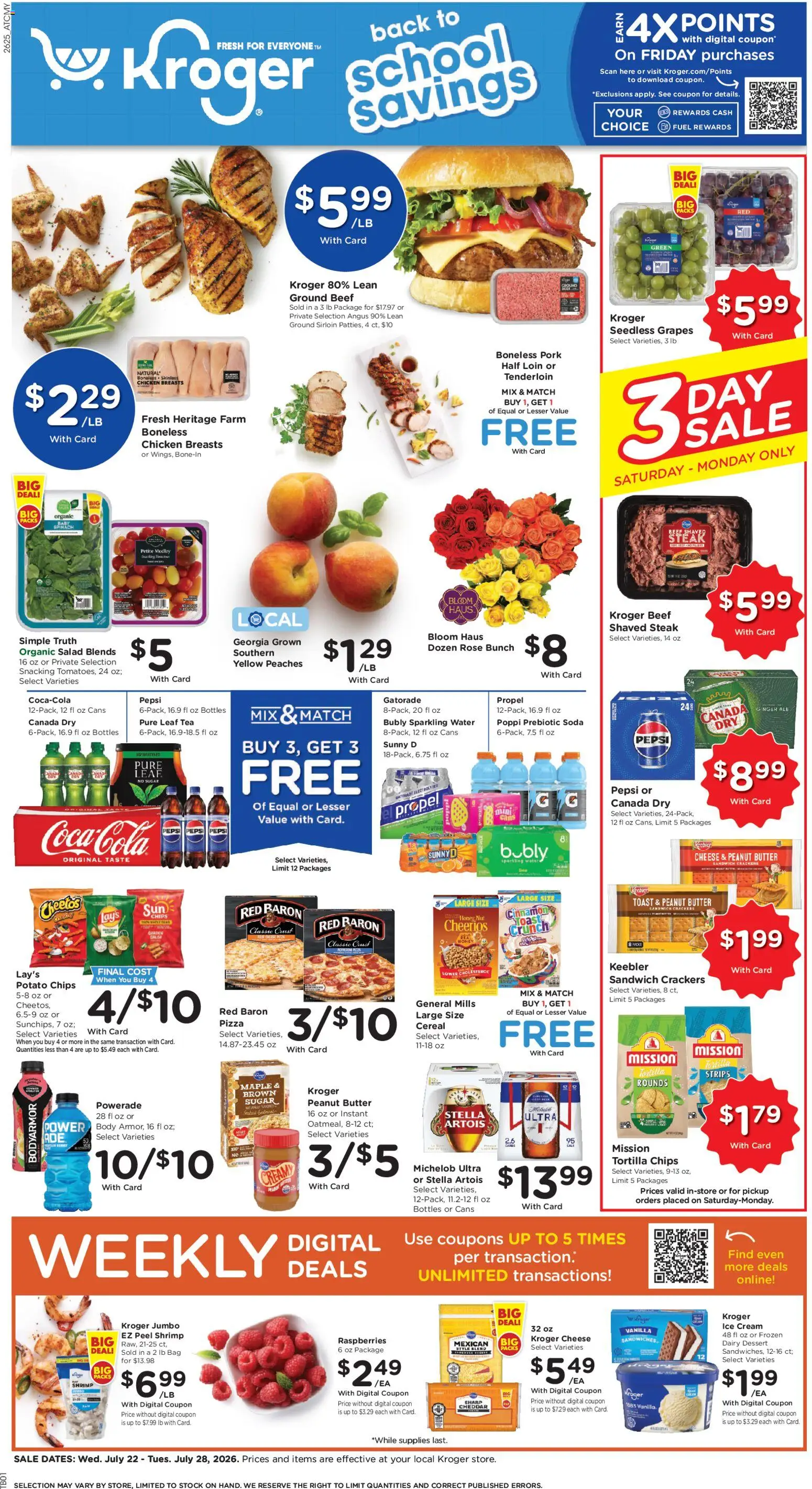 Ad Preview of Kroger Kroger Weekly Ad from 07/22/2026