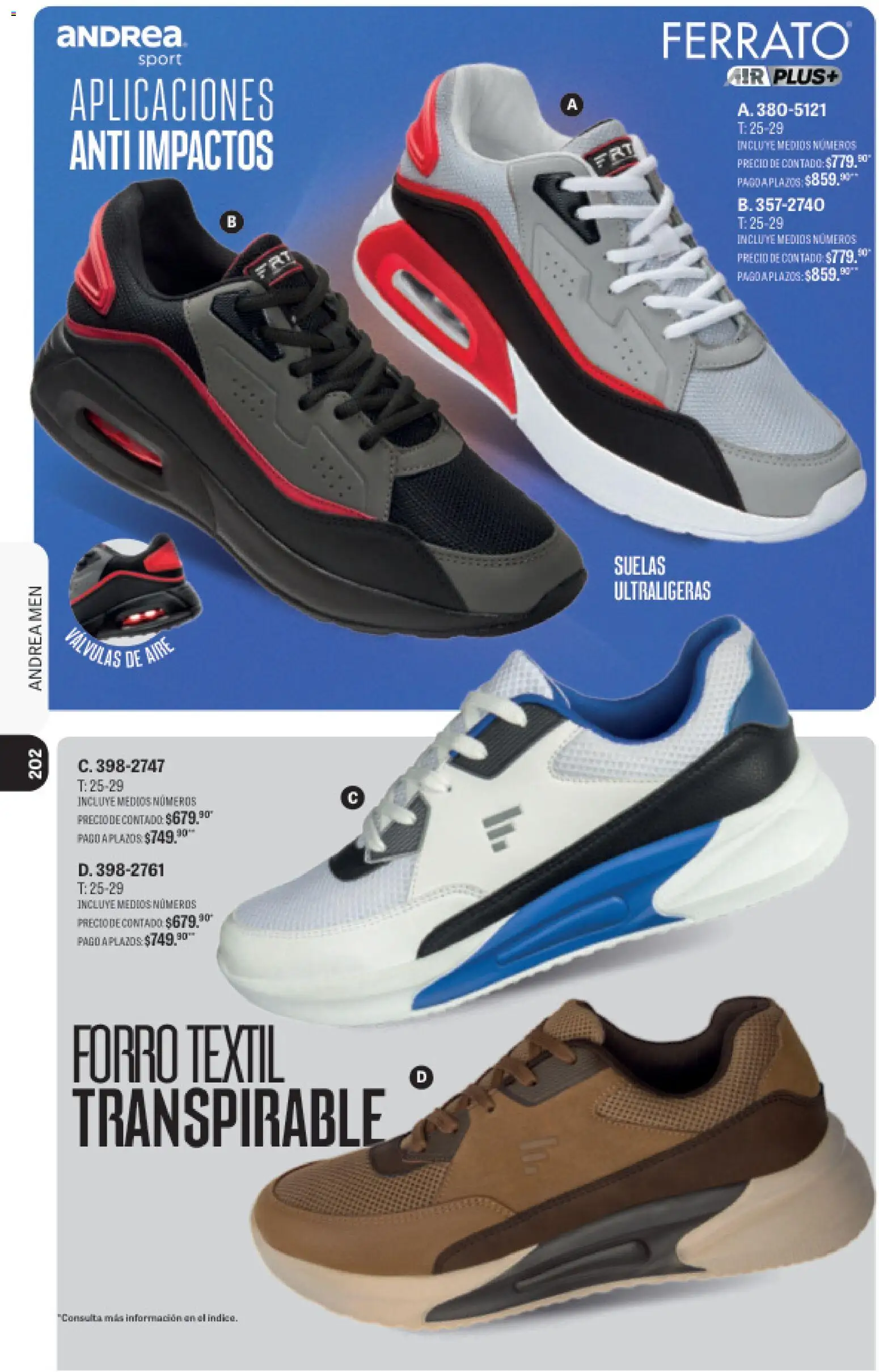 Vista previa las ofertas de la tienda Andrea - Andrea catálogo Deportivo Completo desde el 09/08/2026 