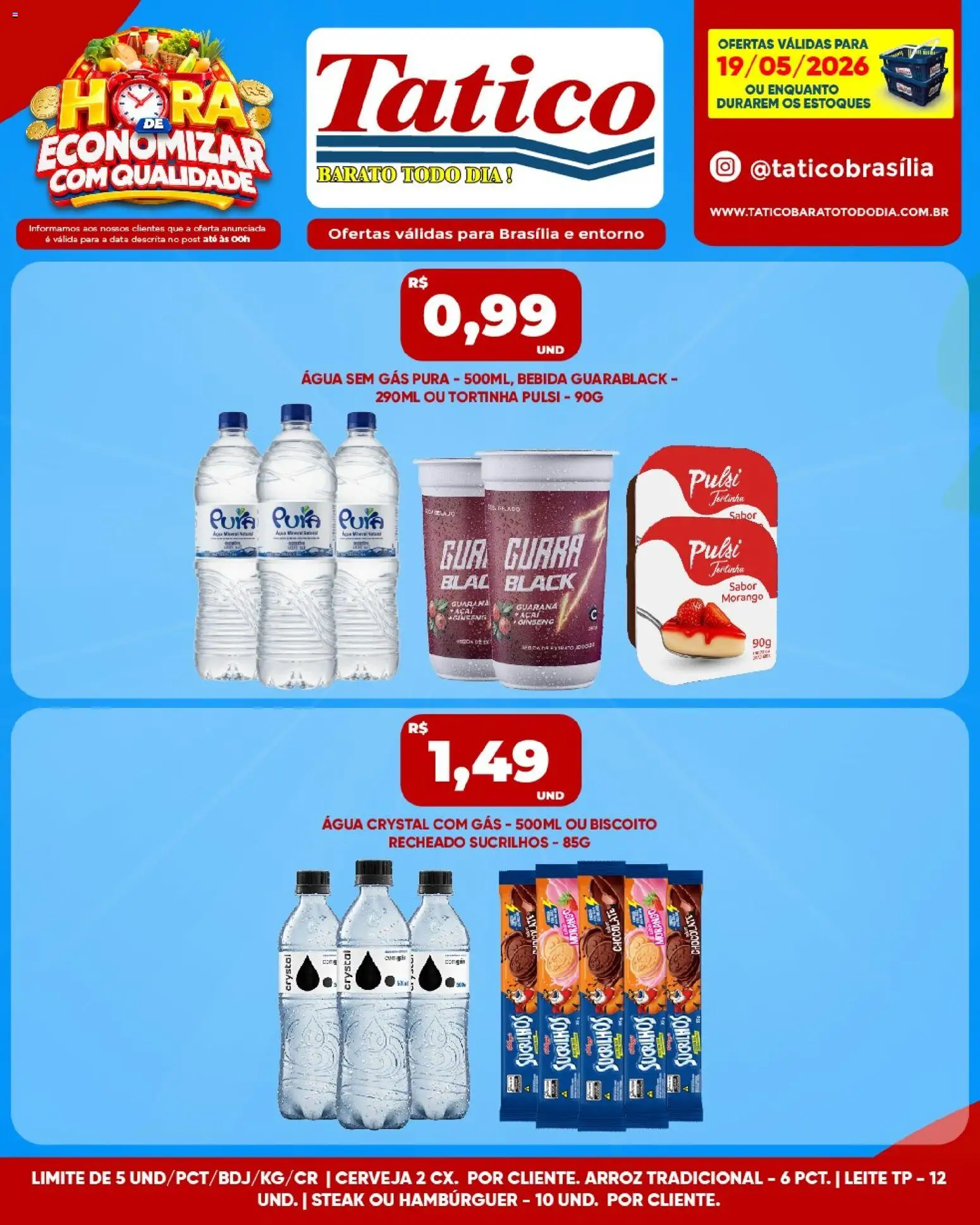 Pré-Visualização do folheto "Tatico ofertas do Dia" da loja Tatico válido a partir de 19/05/2026