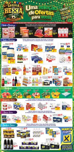 Pré-Visualização do folheto "X Supermercados - Ofertas da semana" da loja X Supermercados válido a partir de 05/06/2026