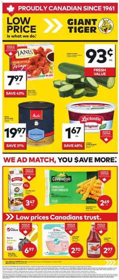 Un aperçu du dépliant Weekly Flyer du magasin Giant Tiger est valide à partir 20 mai 2026