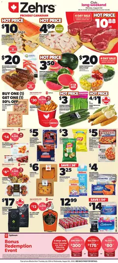 Preview of leaflet Zehrs weekly flyer / circulaire from shop Zehrs is valid from Jul 30, 2026
