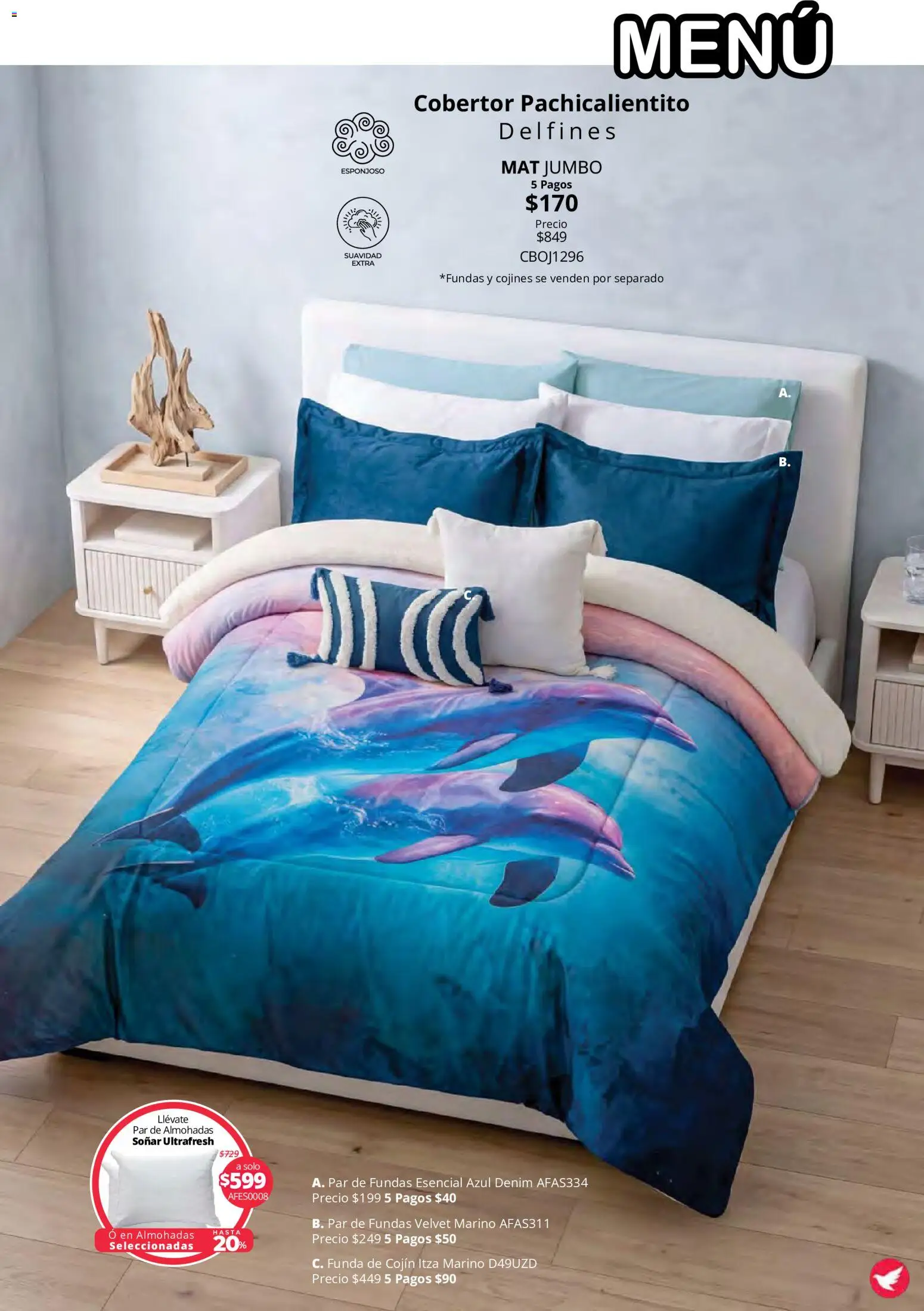 Vista previa las ofertas de la tienda Colchas Concord - Colchas Concord catálogo Colección Cobertor Calor de Hogar desde el 15/10/2026 