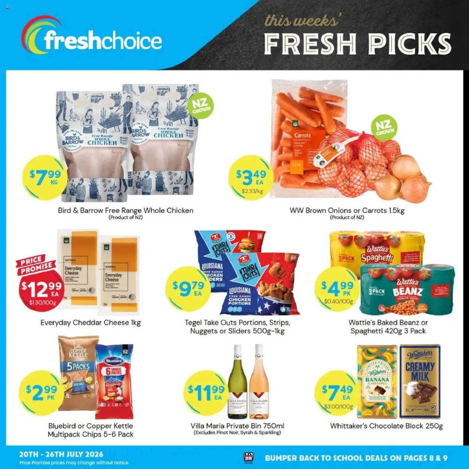 Preview of catalogue FreshChoice catalogue from shop FreshChoice valid 20 Jul 2026