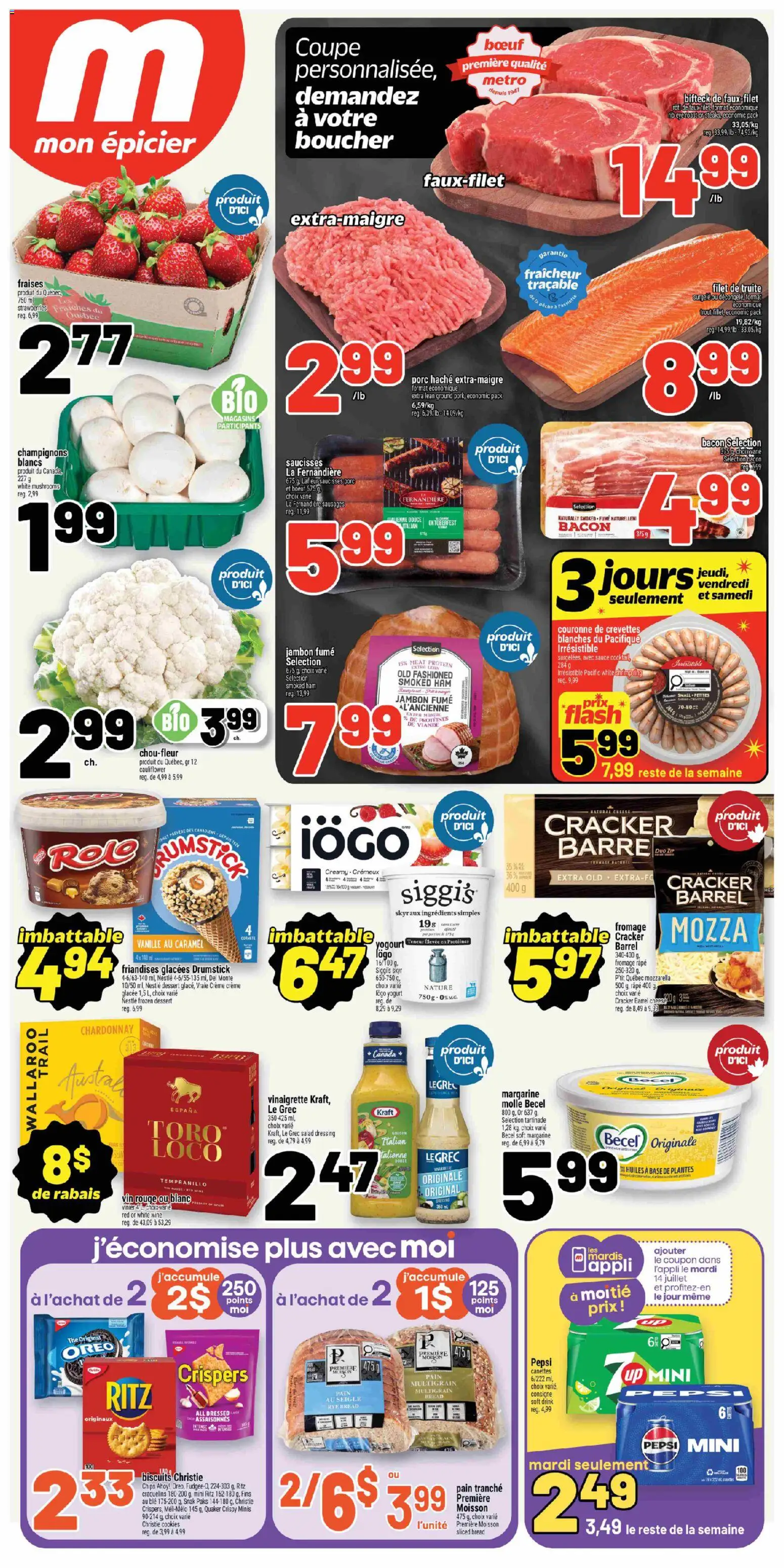 Preview of leaflet Metro weekly flyer / circulaire from shop Metro is valid from Jul 09, 2026