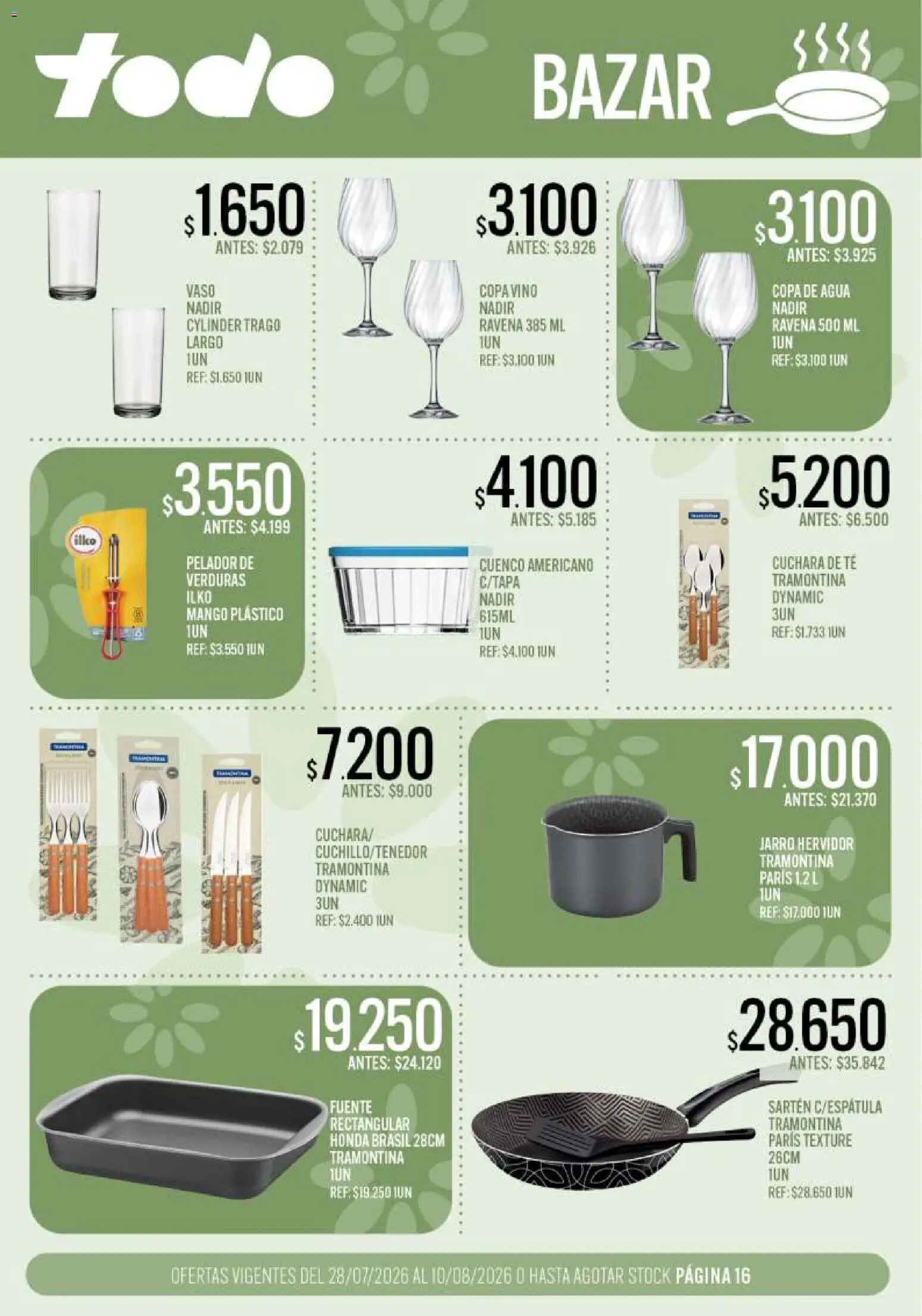 Vista previa del folleto de la tienda Supermercados TODO válido desde el 28/07/2026 
