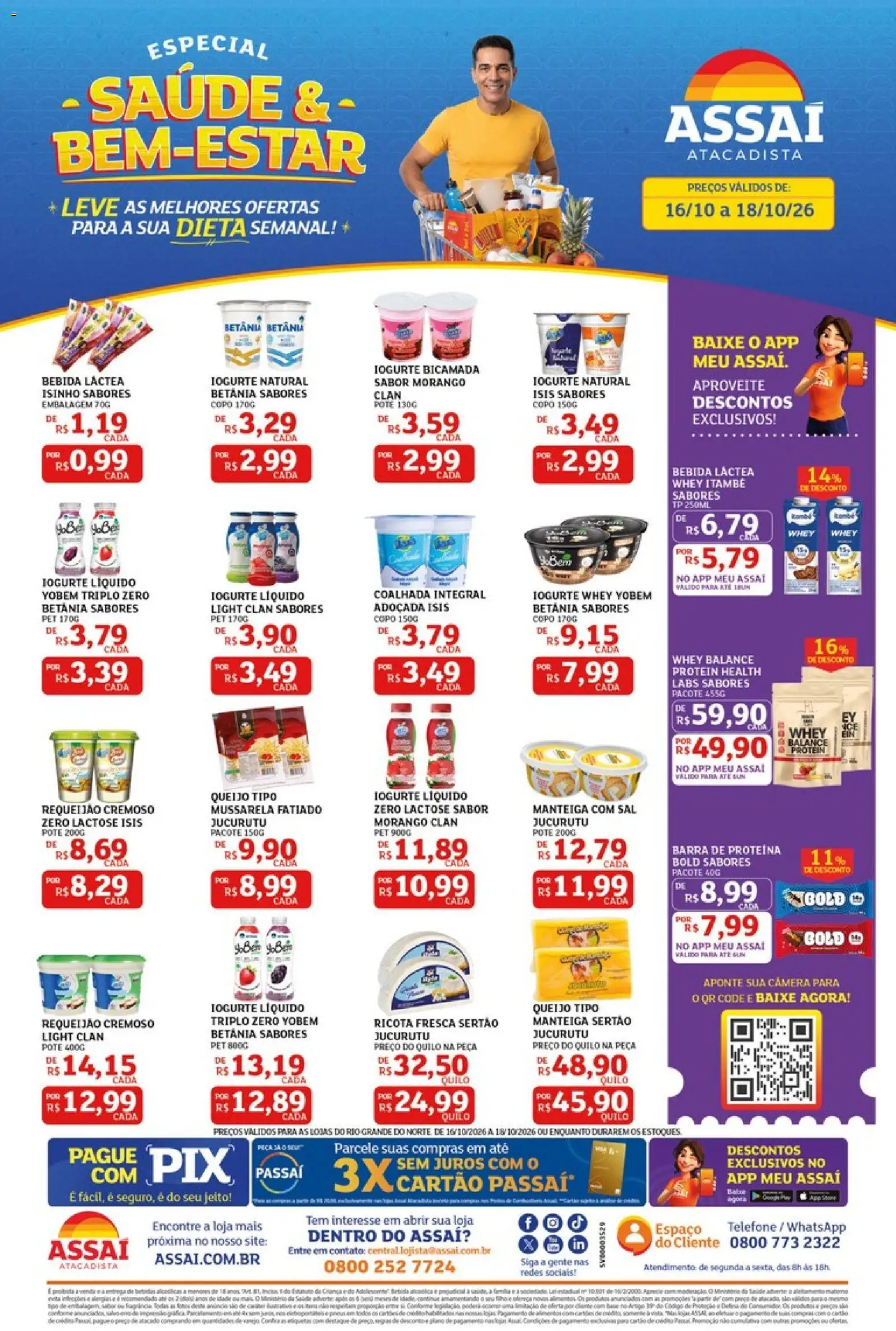 Pré-Visualização do folheto "Assaí Atacadista ofertas - RN" da loja Assaí Atacadista válido a partir de 16/10/2026