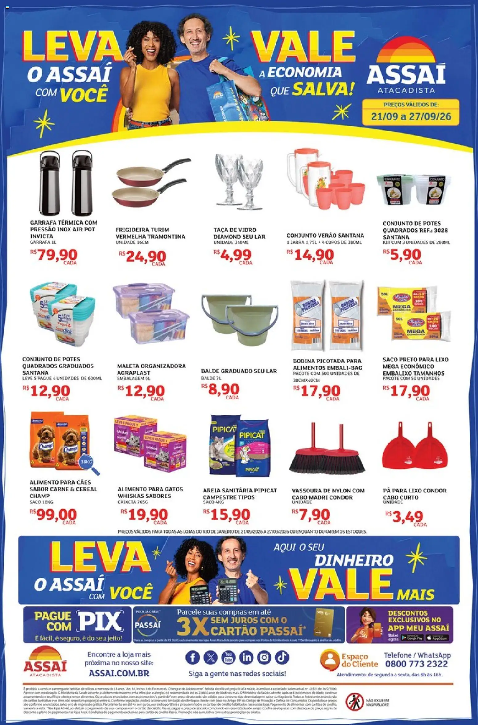 Pré-Visualização do folheto "Assaí Atacadista ofertas - RJ" da loja Assaí Atacadista válido a partir de 21/09/2026