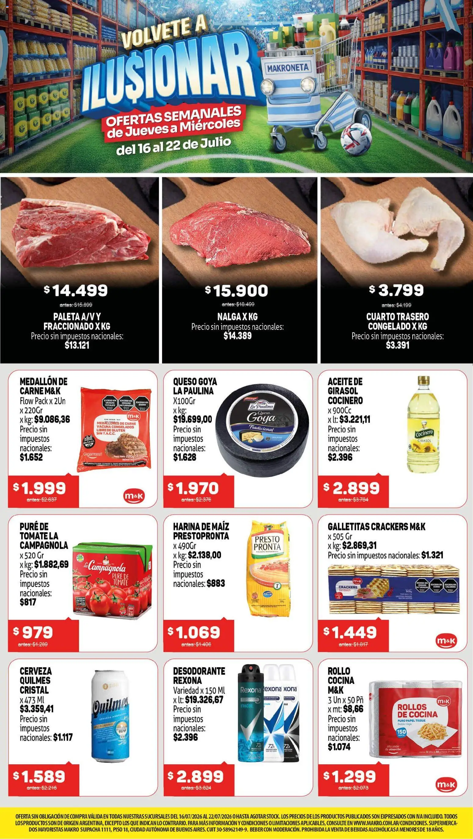 Vista previa del folleto de la tienda Makro válido desde el 16/07/2026 