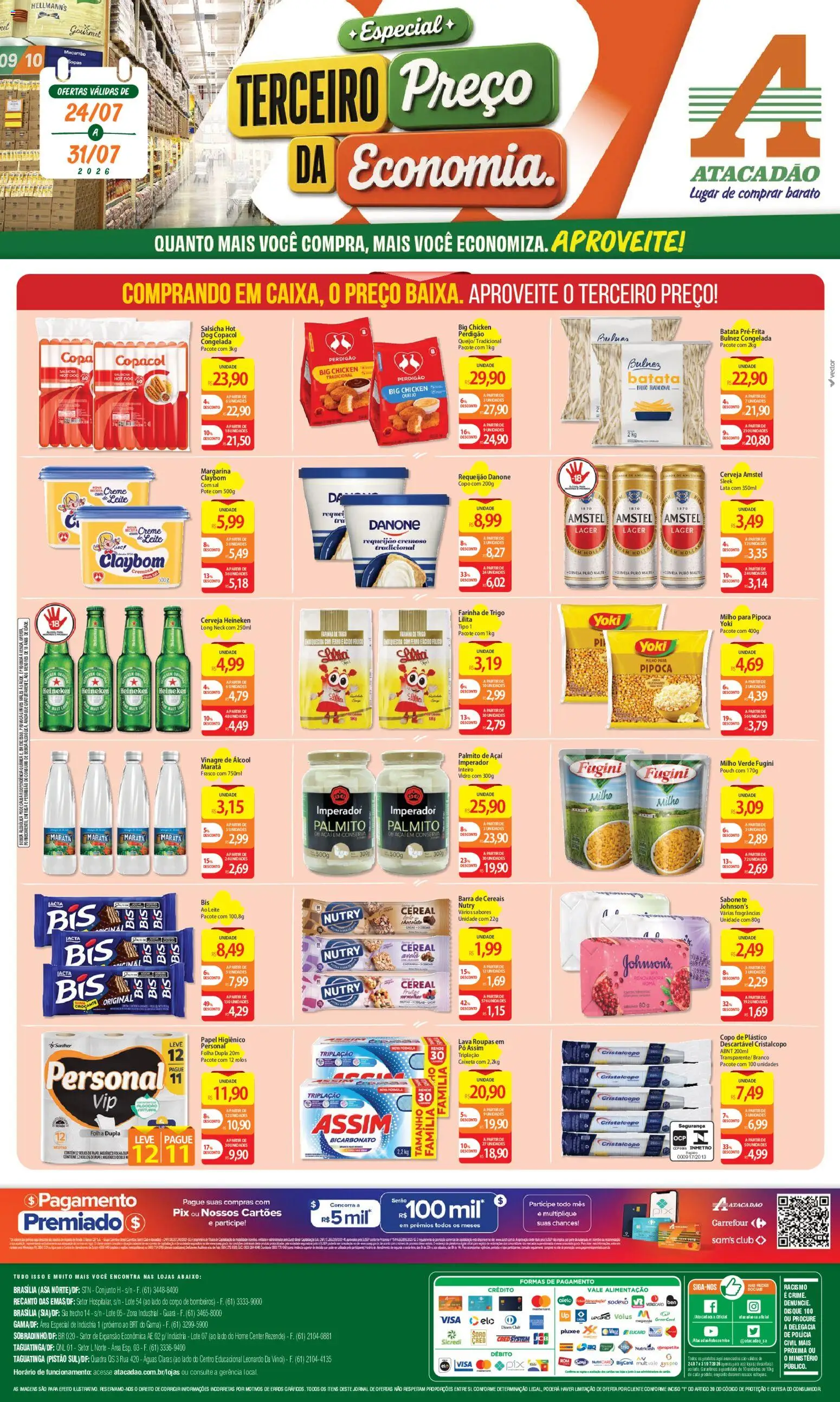 Pré-Visualização do folheto "Atacadão ofertas - DF" da loja Atacadão válido a partir de 24/07/2026