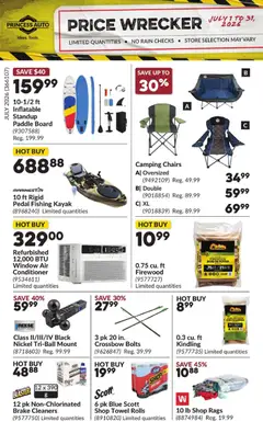 Un aperçu du dépliant Princess Auto flyer - Price Wrecker du magasin Princess Auto est valide à partir 1 juill. 2026