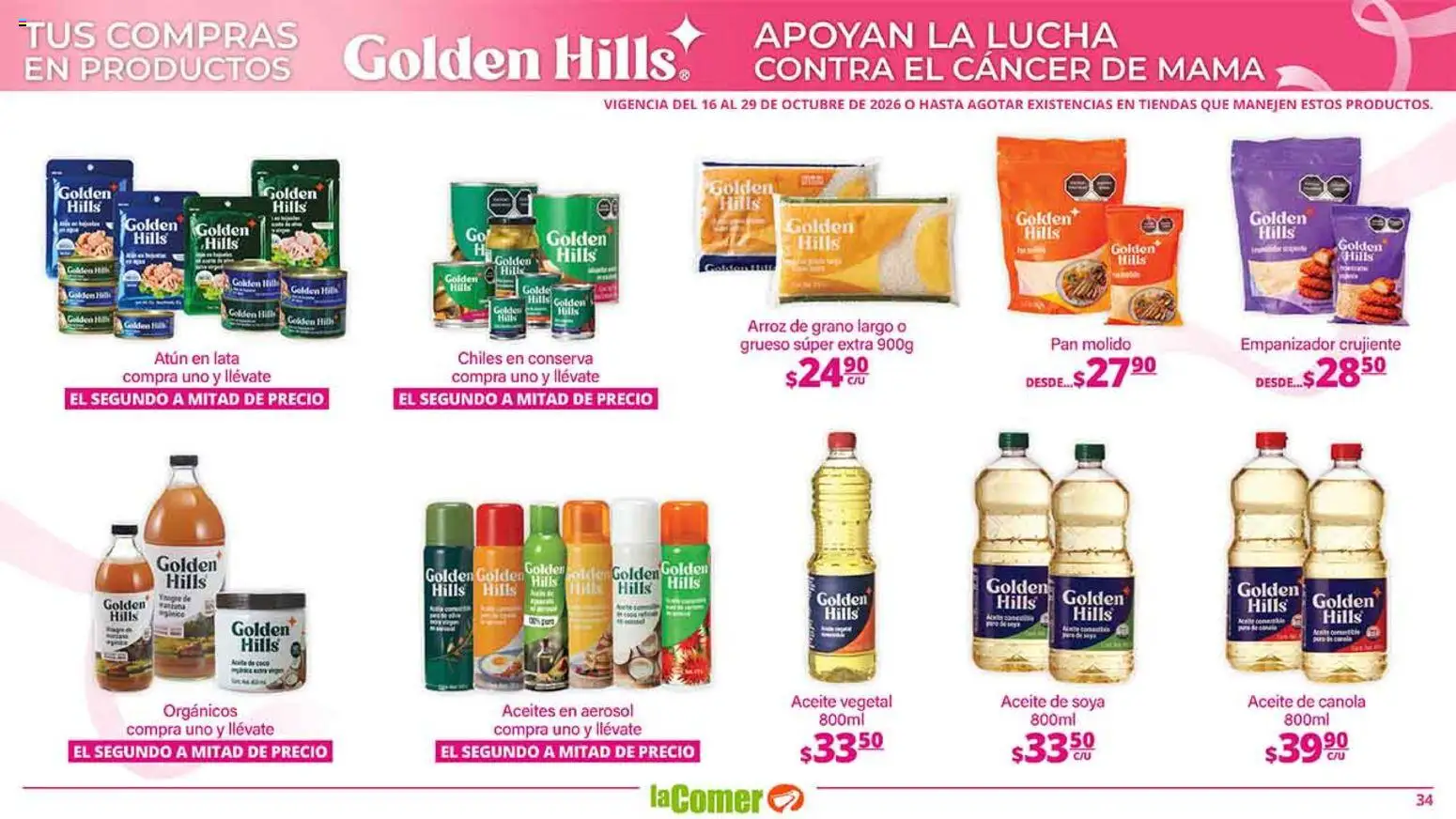 Vista previa las ofertas de la tienda La Comer - La Comer folleto es la tienda rosa desde el 16/10/2026 