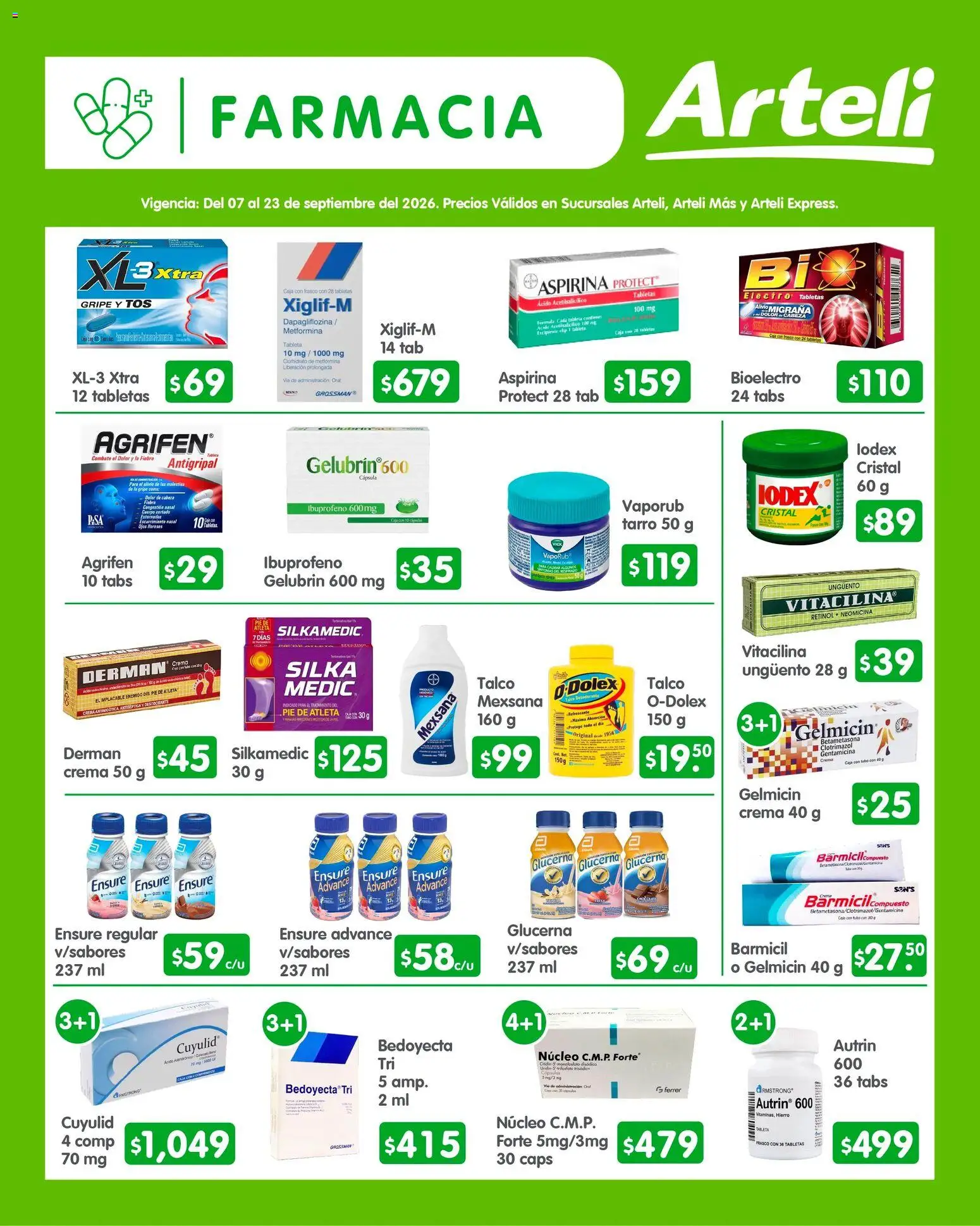 Vista previa las ofertas de la tienda Arteli - Arteli folleto Quincenal desde el 07/09/2026 