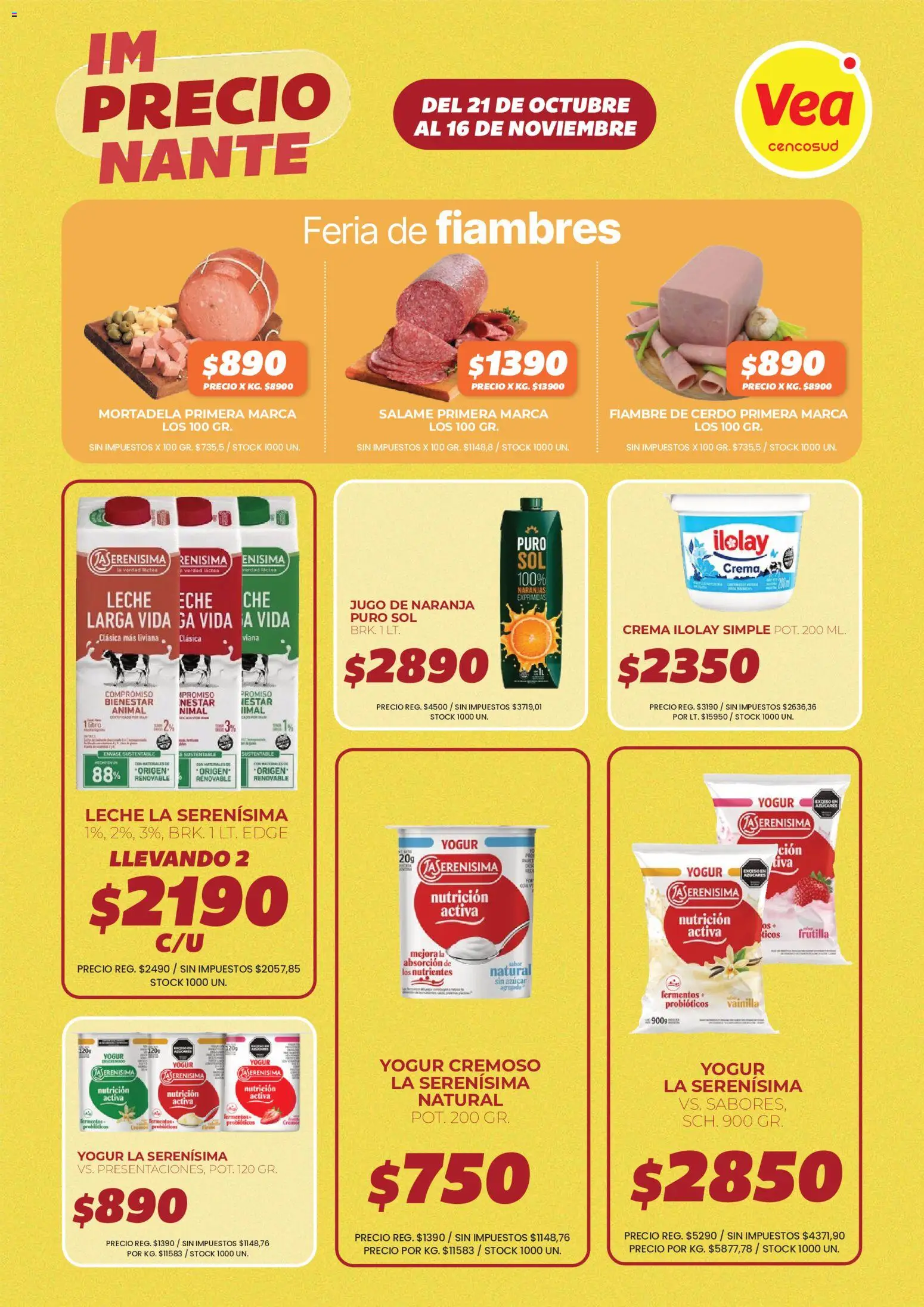 Vista previa del folleto de la tienda Vea válido desde el 21/10/2026 