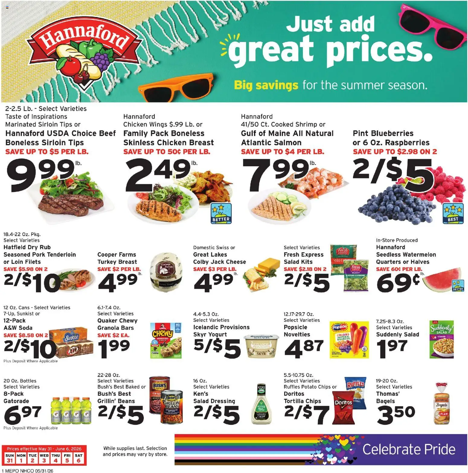 Ad Preview of Hannaford Hannaford Weekly Ad from 05/31/2026