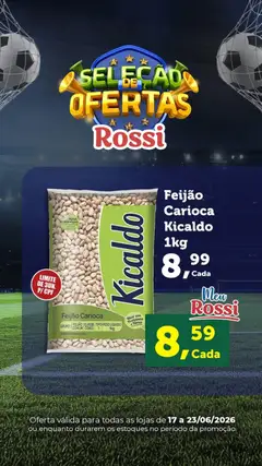 Pré-Visualização do folheto "Rossi Supermercados ofertas Semanal" da loja Rossi Supermercados válido a partir de 17/06/2026