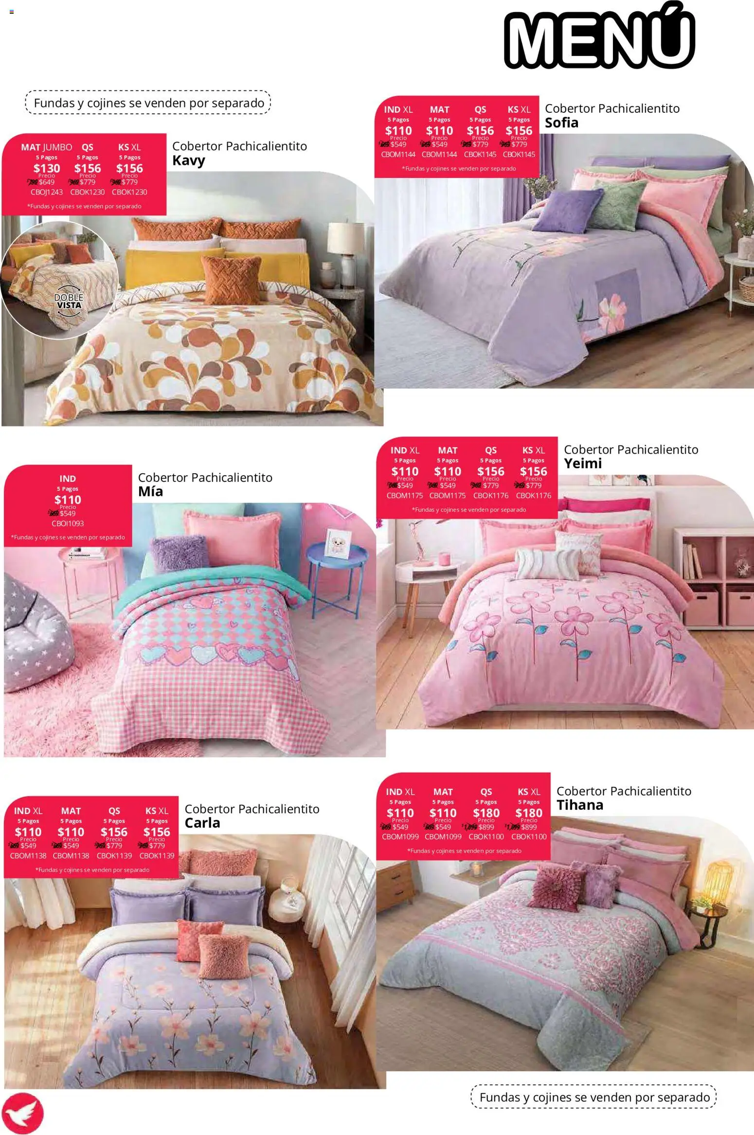 Vista previa las ofertas de la tienda Colchas Concord - Colchas Concord catálogo desde el 15/10/2026 
