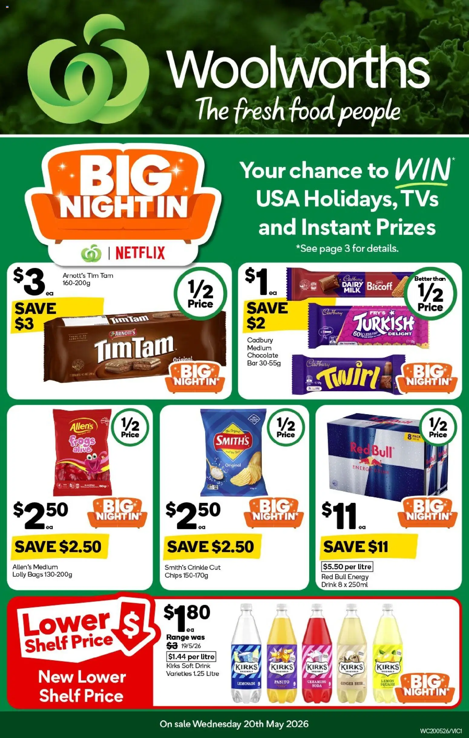 Preview of catalogue Woolworths catalogue VIC from shop Woolworths valid 20/05/2026