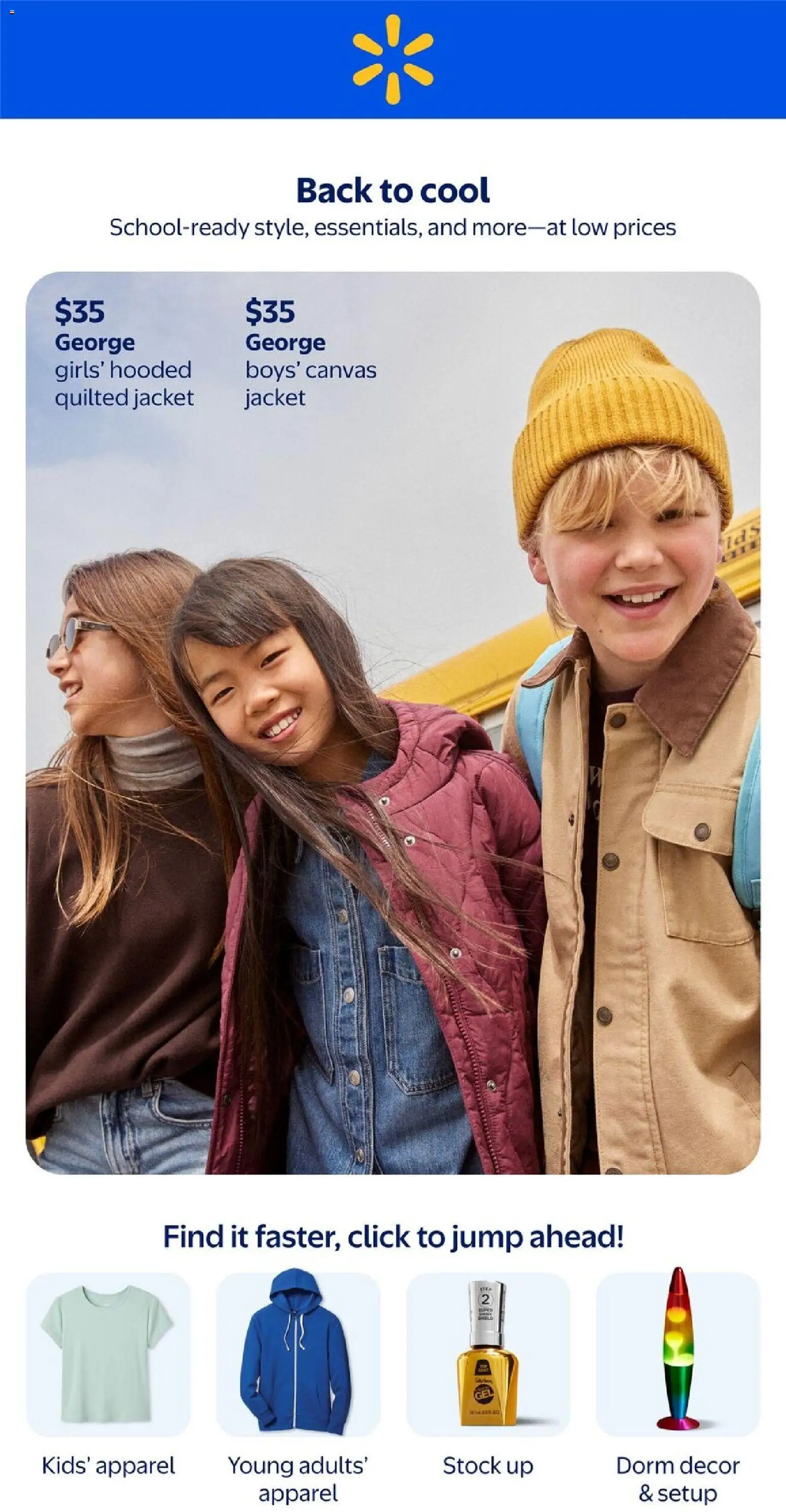 Preview of leaflet Walmart flyer - Back to cool from shop Walmart is valid from Jul 30, 2026