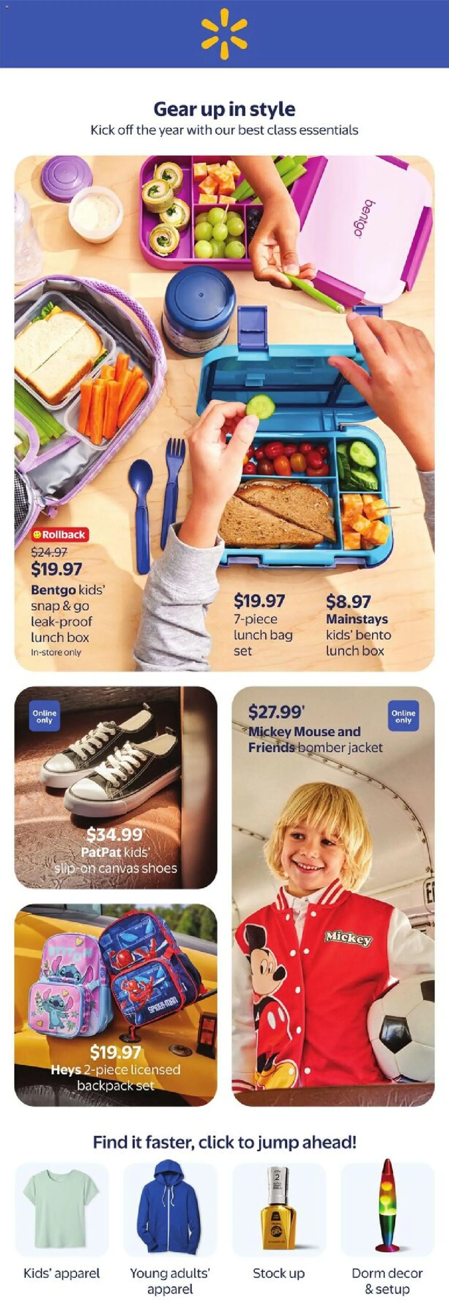 Preview of leaflet Walmart flyer - Back to cool from shop Walmart is valid from Jul 30, 2026