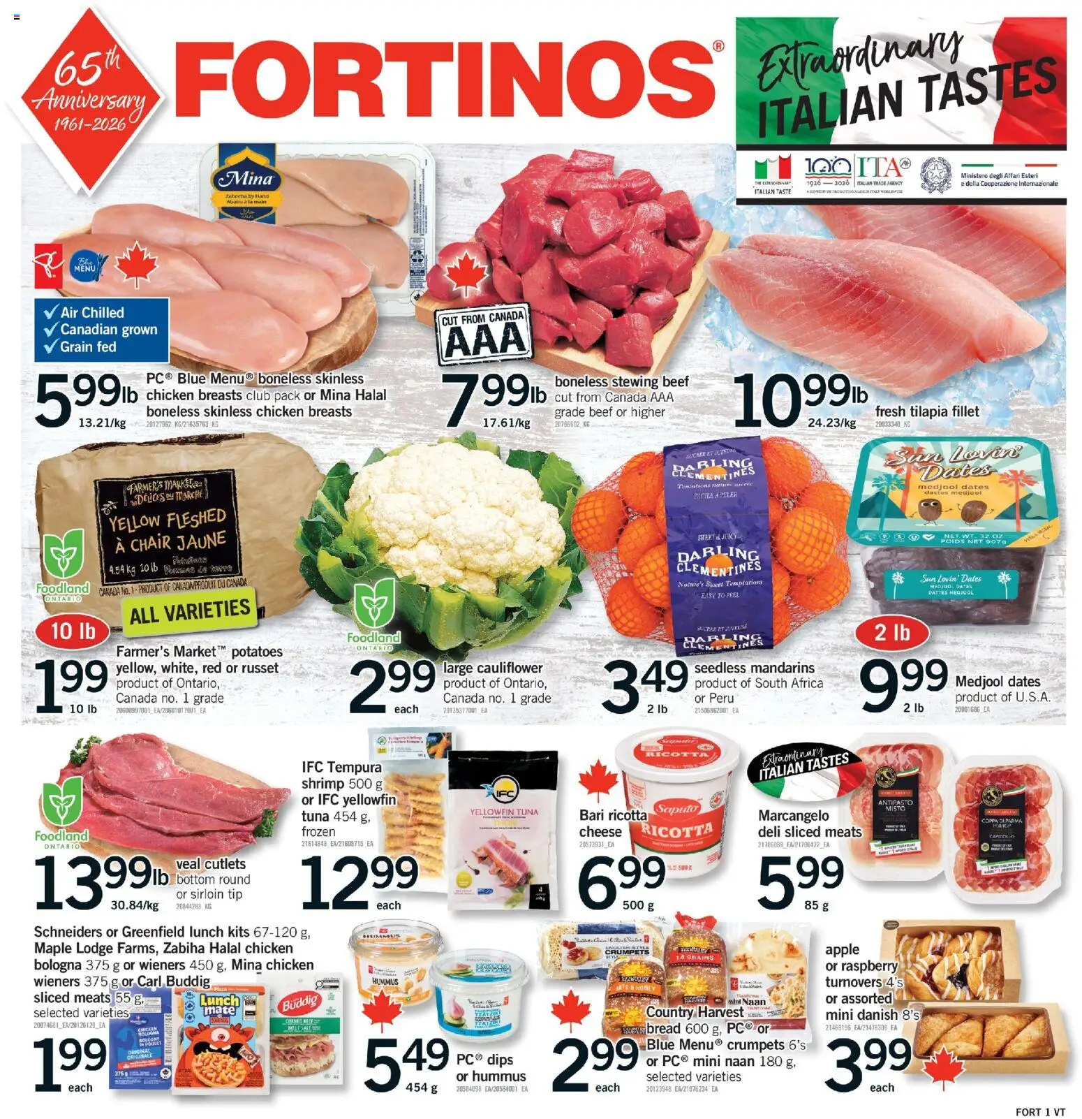 Preview of leaflet Fortinos weekly flyer / circulaire from shop Fortinos is valid from Oct 22, 2026