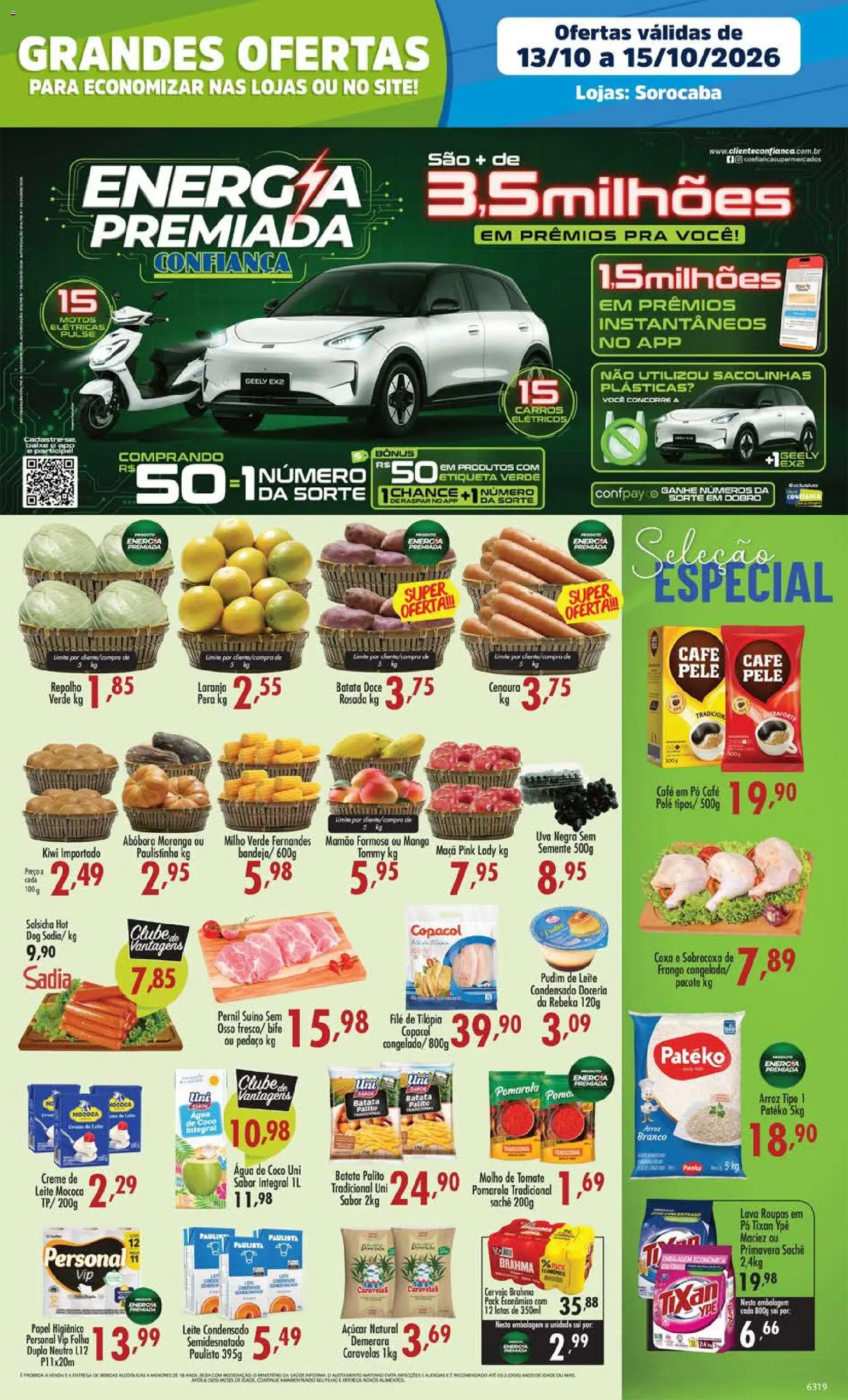 Pré-Visualização do folheto "Confiança - Ofertas da semana" da loja Confiança válido a partir de 13/10/2026