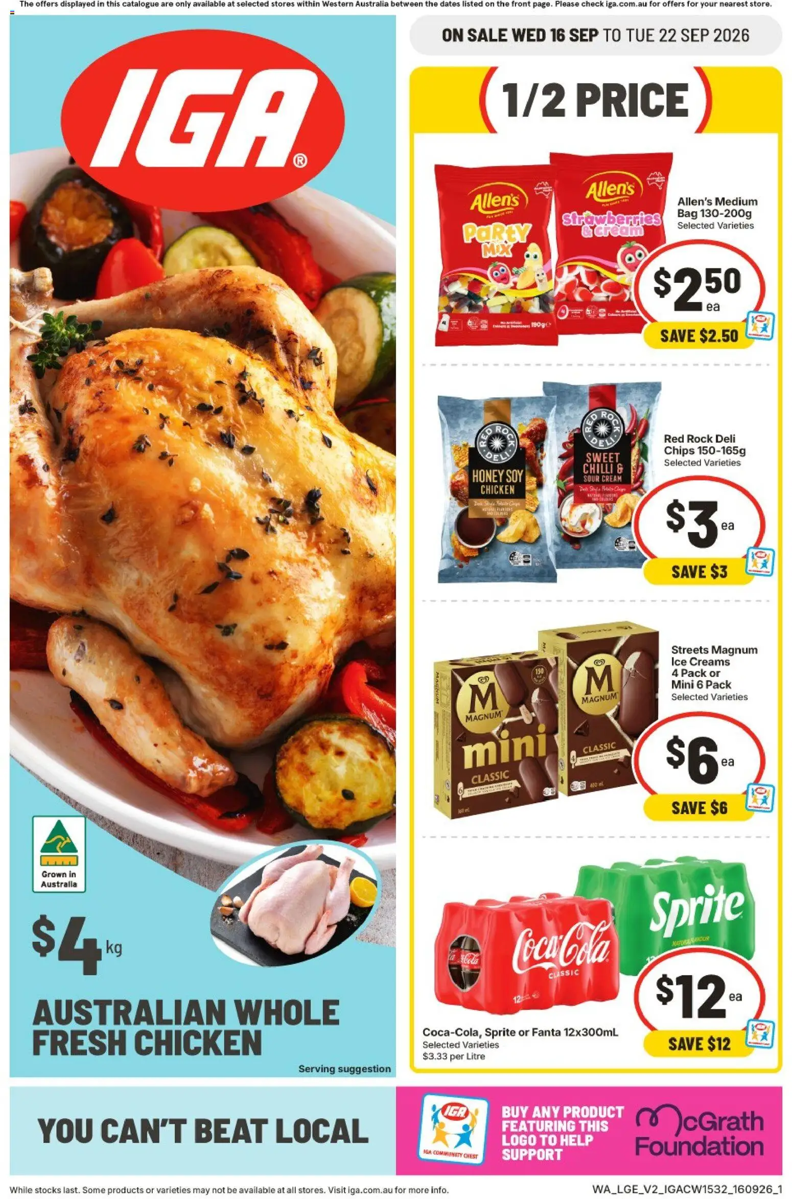 Preview of catalogue IGA catalogue Northbridge from shop IGA valid 16/09/2026