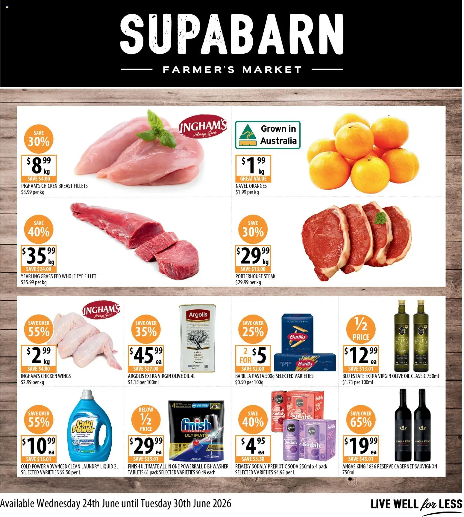 Preview of catalogue Supabarn catalogue from shop Supabarn valid 24/06/2026