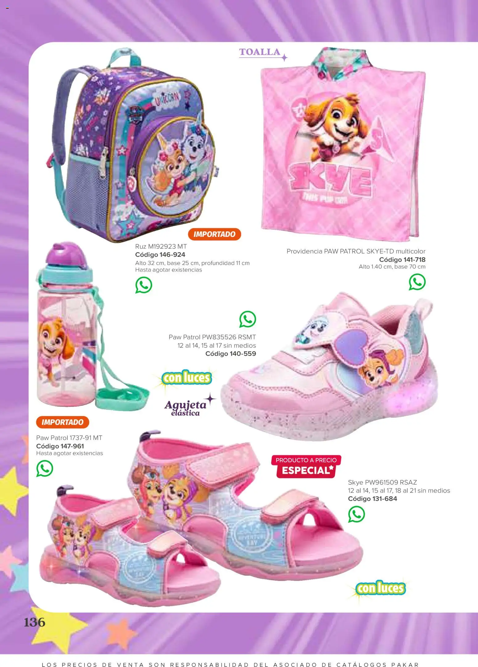 Vista previa las ofertas de la tienda SC Pakar - SC Pakar catálogo Niña desde el 31/07/2026 - Toalla