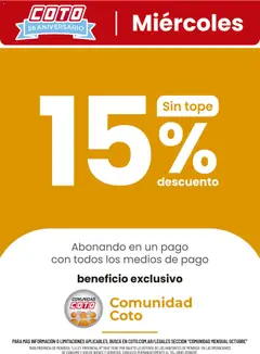 Vista previa del folleto de la tienda Coto válido desde el 06/10/2026 