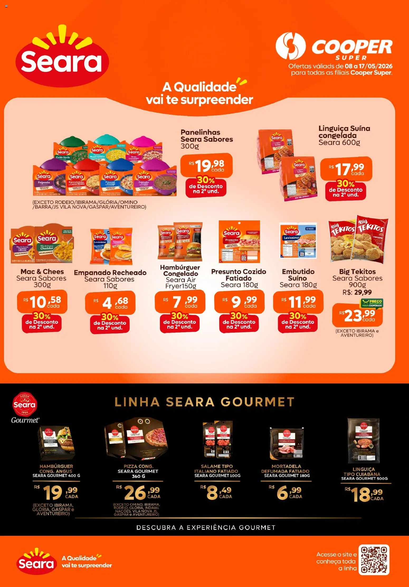 Pré-Visualização do folheto "Cooper ofertas Seara" da loja Cooper válido a partir de 08/05/2026