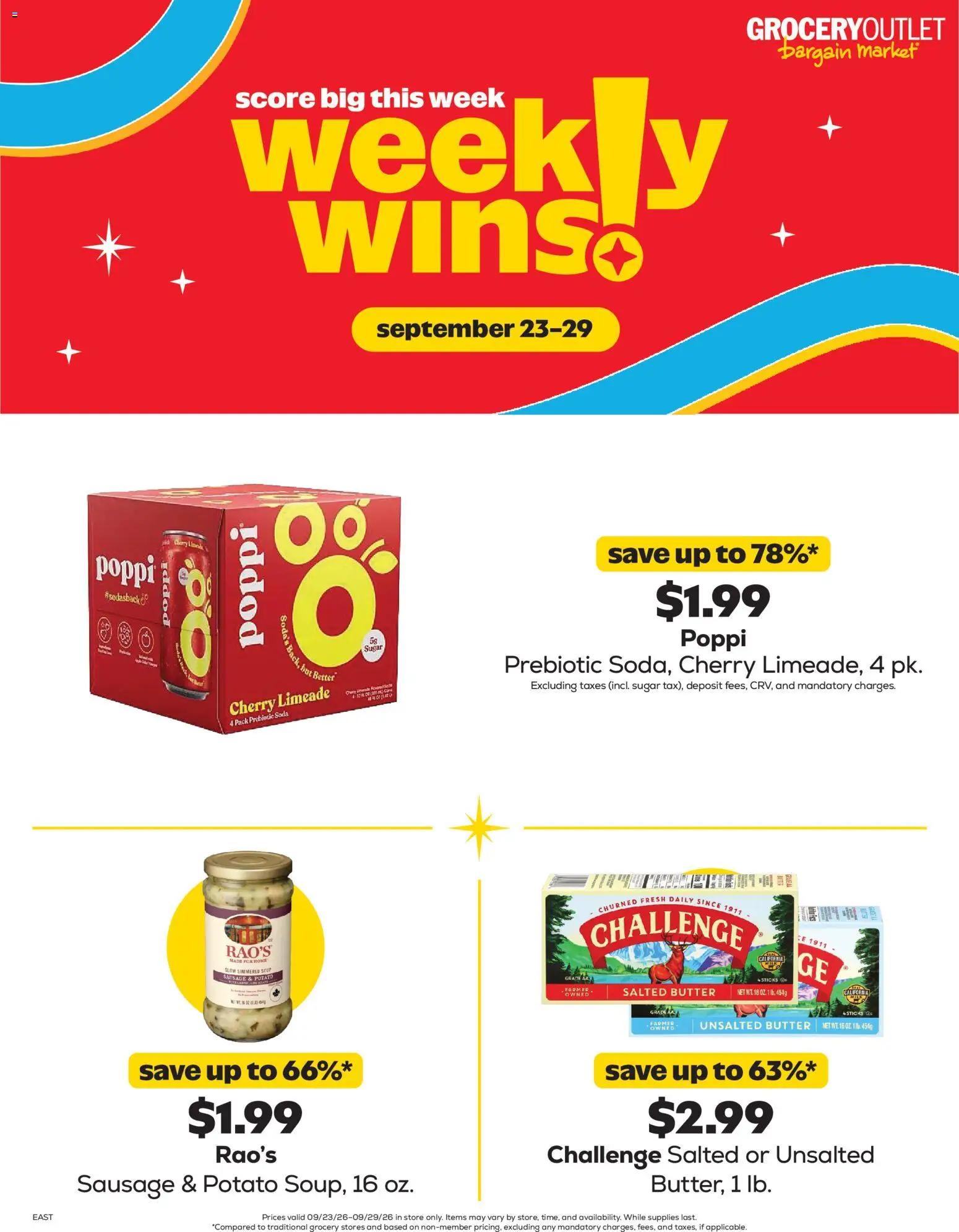 Ad Preview of Grocery Outlet Grocery Outlet Weekly Ad from 09/23/2026