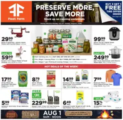 Ad Preview of Mills Fleet Farm Mills Fleet Farm Weekly Ad from 07/27/2026