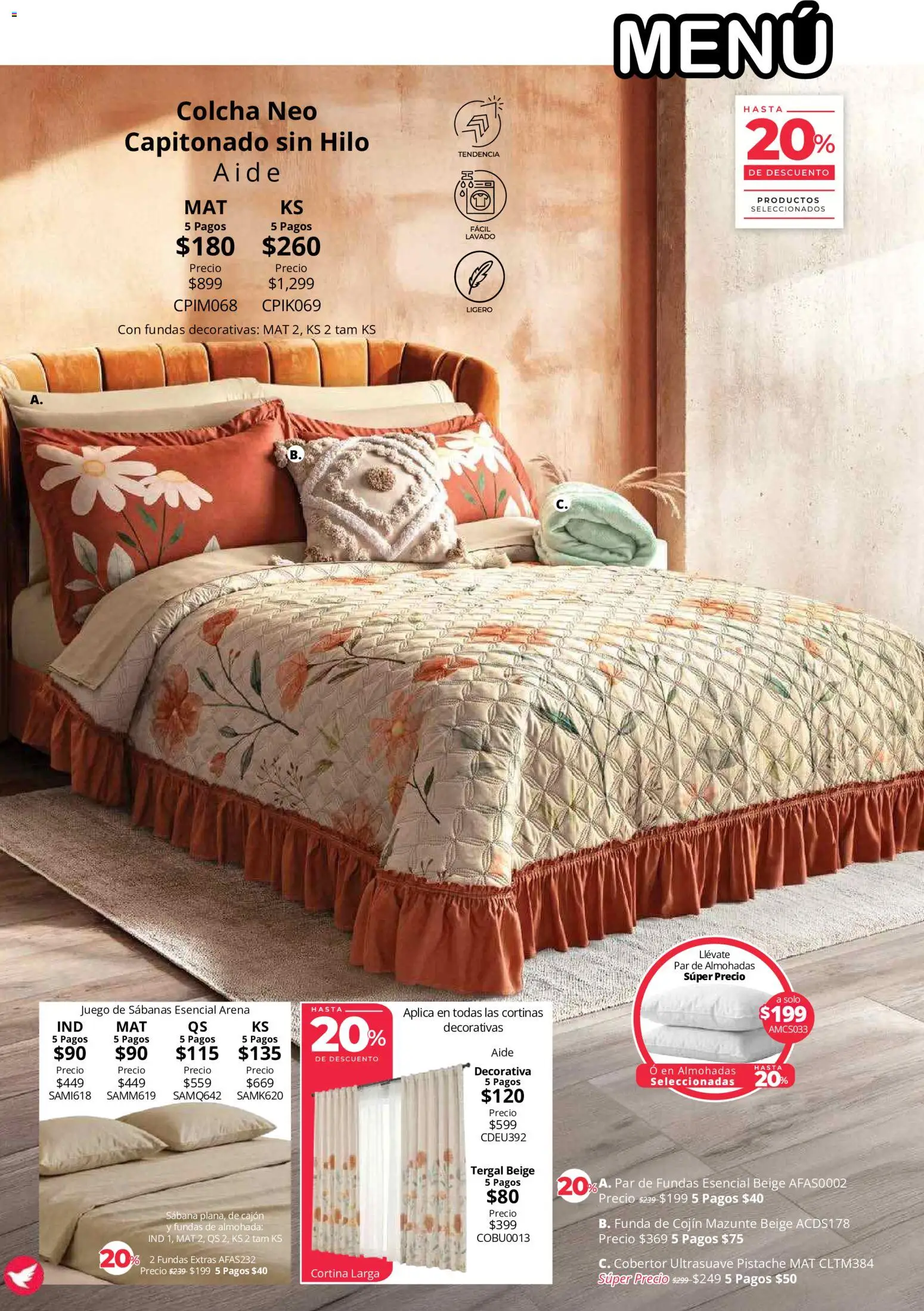 Vista previa las ofertas de la tienda Colchas Concord - Colchas Concord catálogo desde el 01/08/2026 
