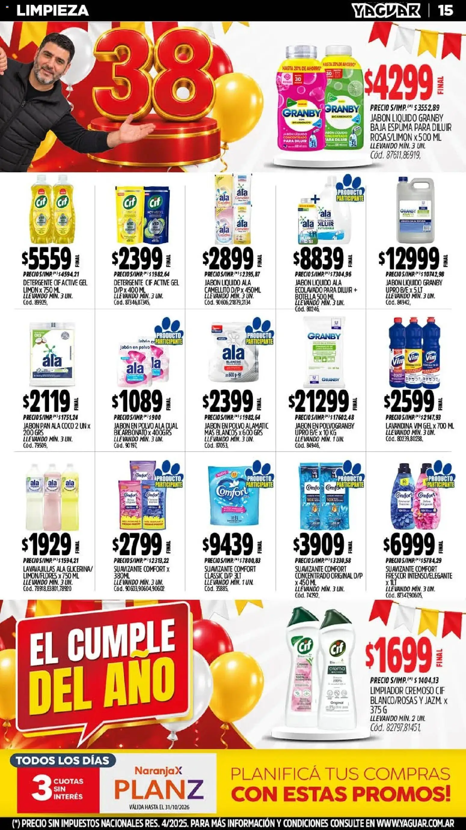Vista previa del folleto de la tienda Yaguar válido desde el 19/10/2026 