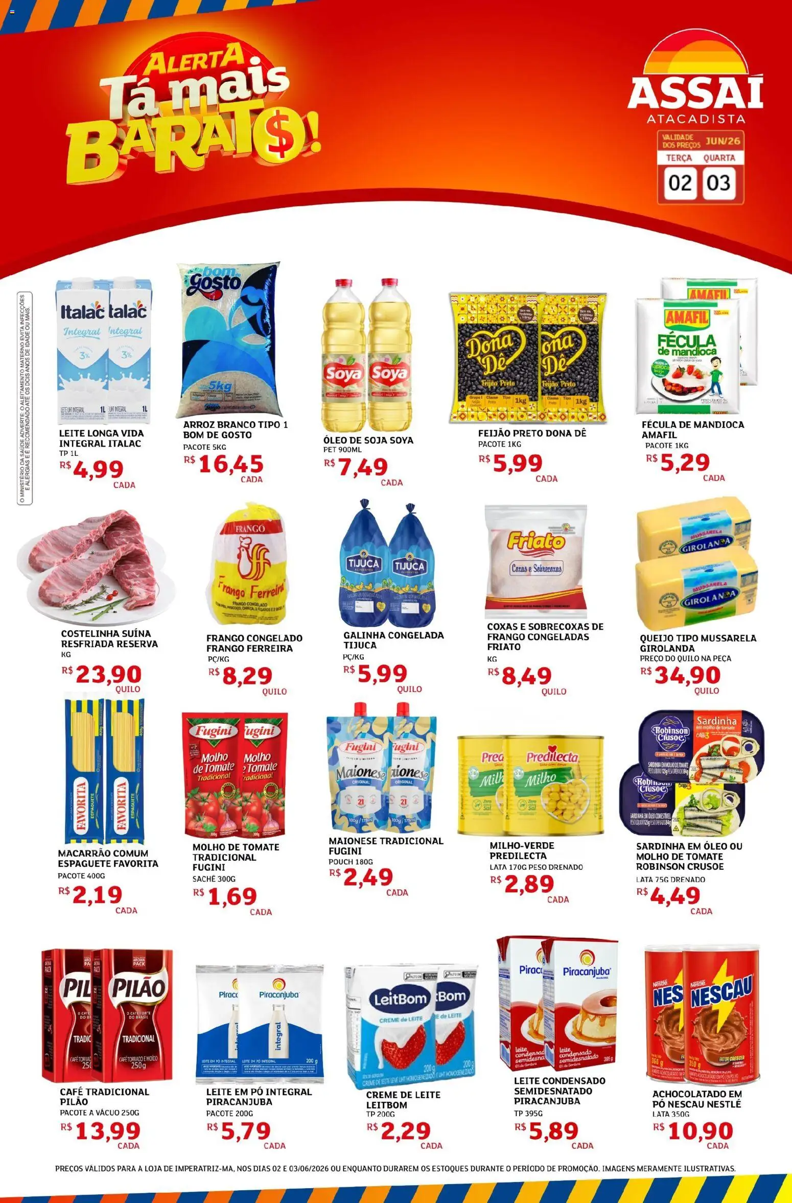 Pré-Visualização do folheto "Assaí Atacadista ofertas - MA" da loja Assaí Atacadista válido a partir de 02/06/2026