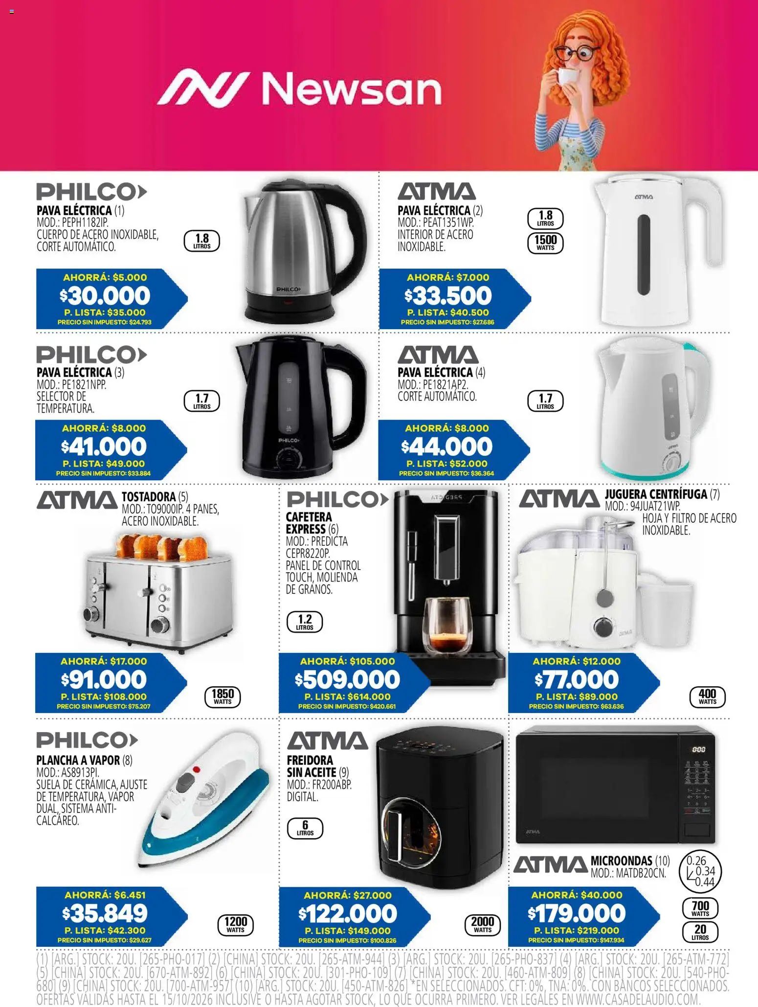 Vista previa del folleto de la tienda Casa del Audio válido desde el 01/10/2026 