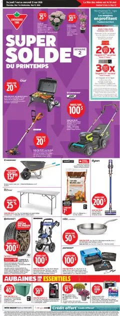 Preview of leaflet Canadian Tire circulaire from shop Canadian Tire is valid from May 07, 2026