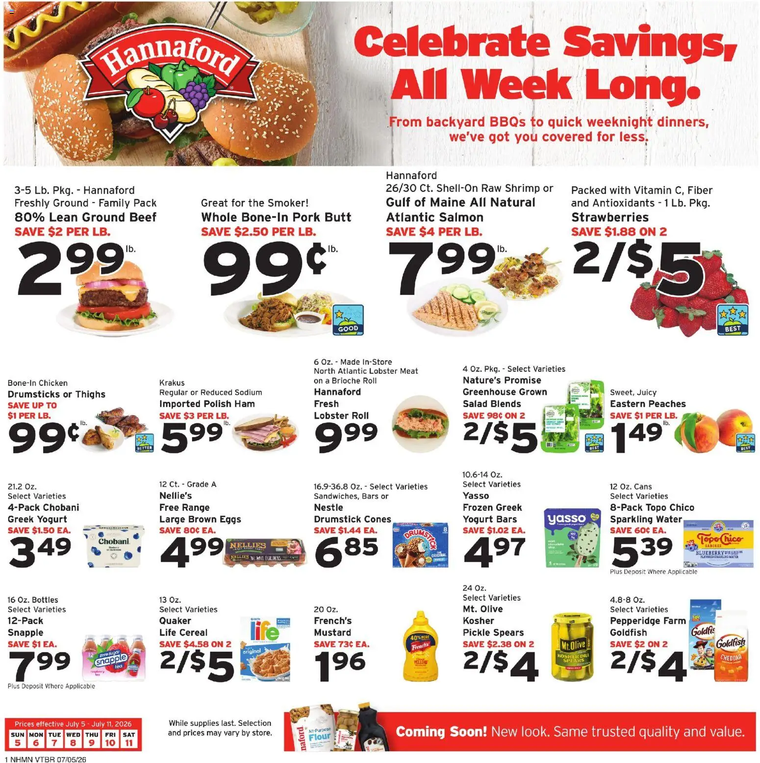 Ad Preview of Hannaford Hannaford Weekly Ad from 07/05/2026