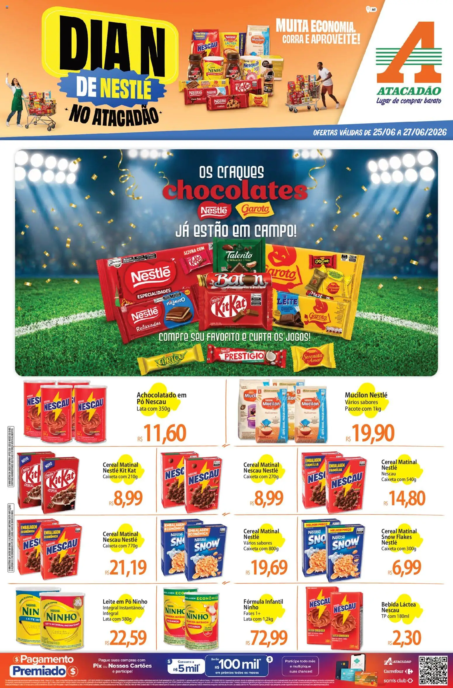 Pré-Visualização do folheto "Atacadão ofertas - MT" da loja Atacadão válido a partir de 25/06/2026
