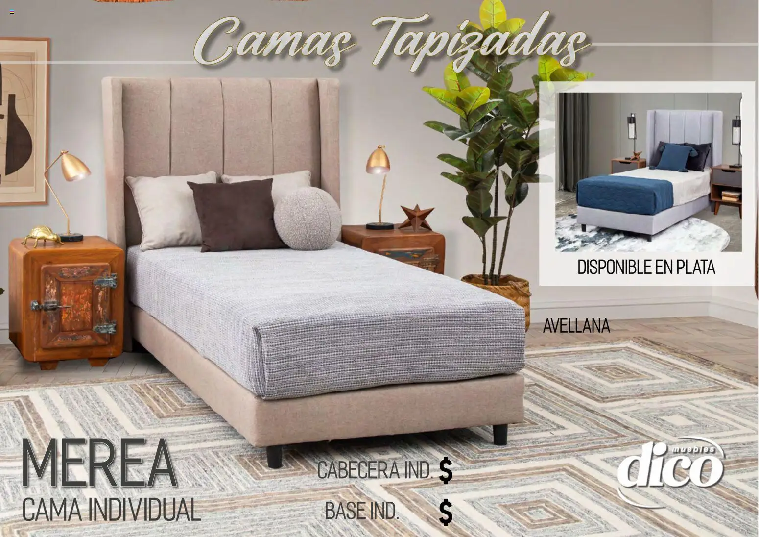Vista previa las ofertas de la tienda Muebles Dico - Muebles Dico catálogo Camas tapizadas desde el 01/04/2026 