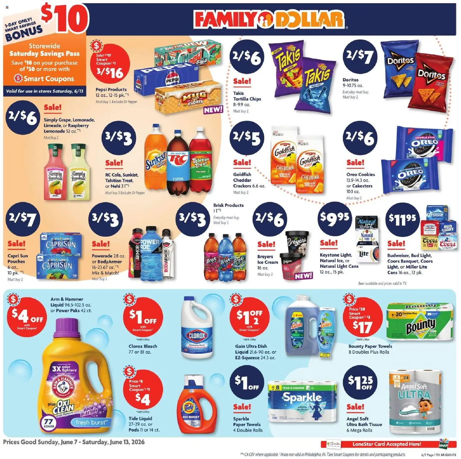Ad Preview of Family Dollar Family Dollar Weekly Ad from 06/07/2026
