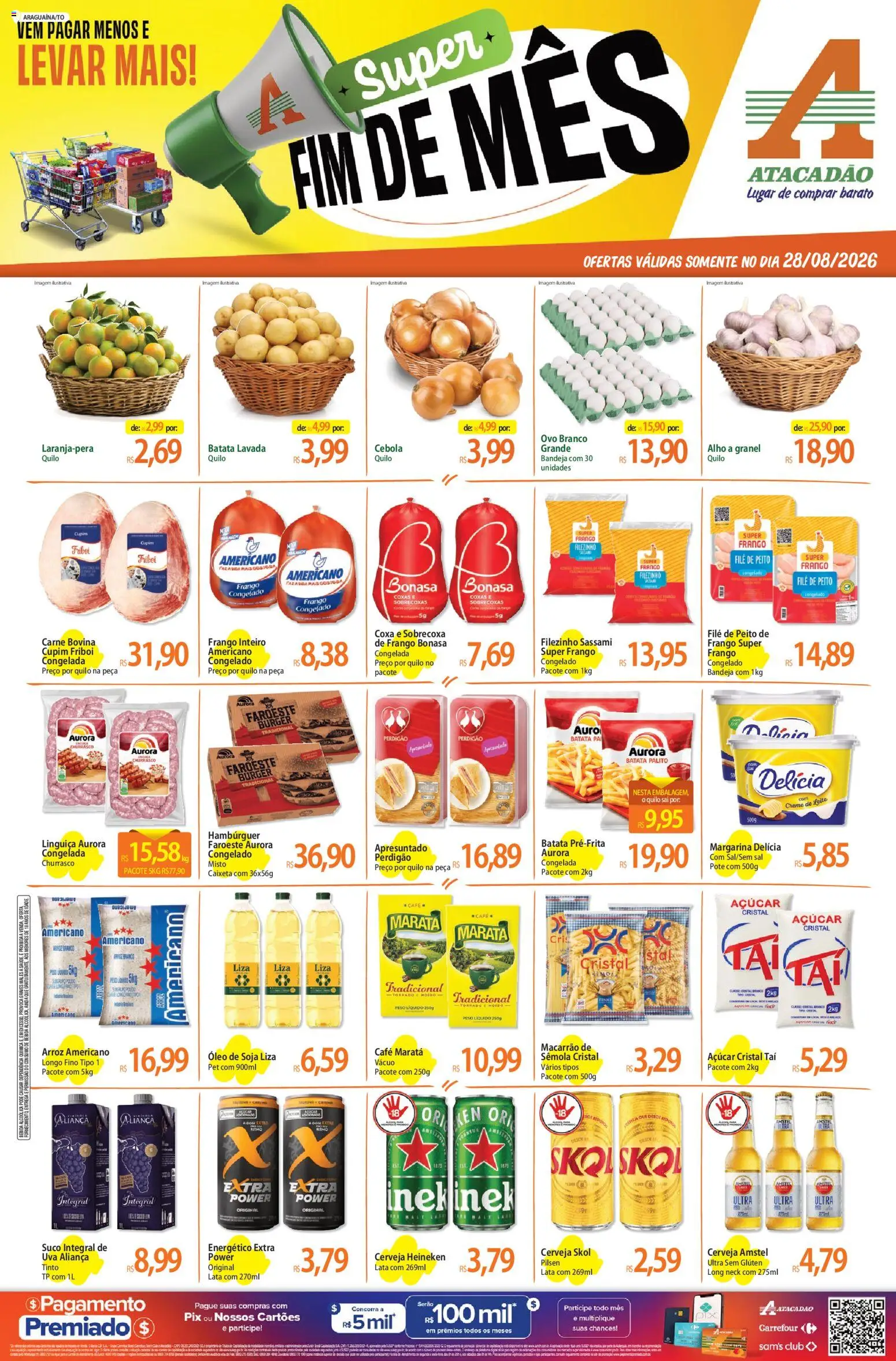 Pré-Visualização do folheto "Atacadão ofertas - TO" da loja Atacadão válido a partir de 28/08/2026
