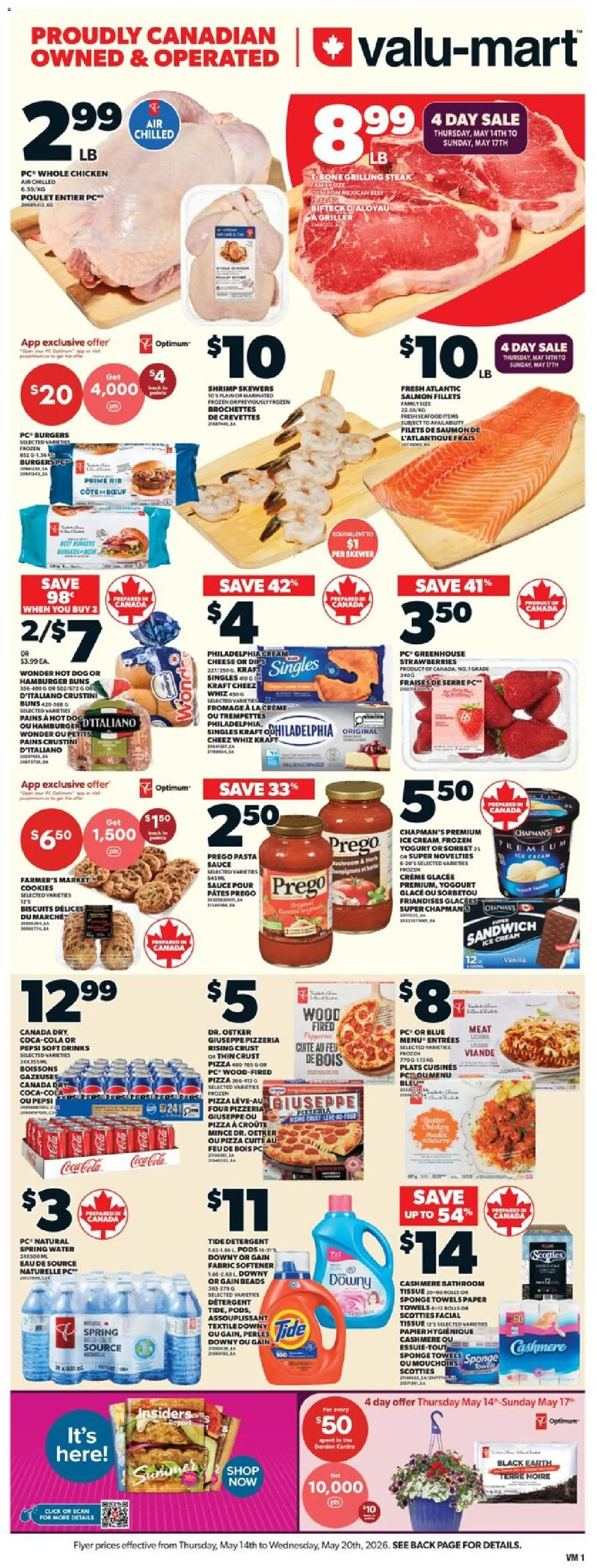 Preview of leaflet Valu Mart weekly flyer from shop Valu Mart is valid from May 14, 2026