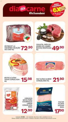 Pré-Visualização do folheto "Supermercado Guanabara - Ofertas da semana" da loja Supermercado Guanabara válido a partir de 21/05/2026