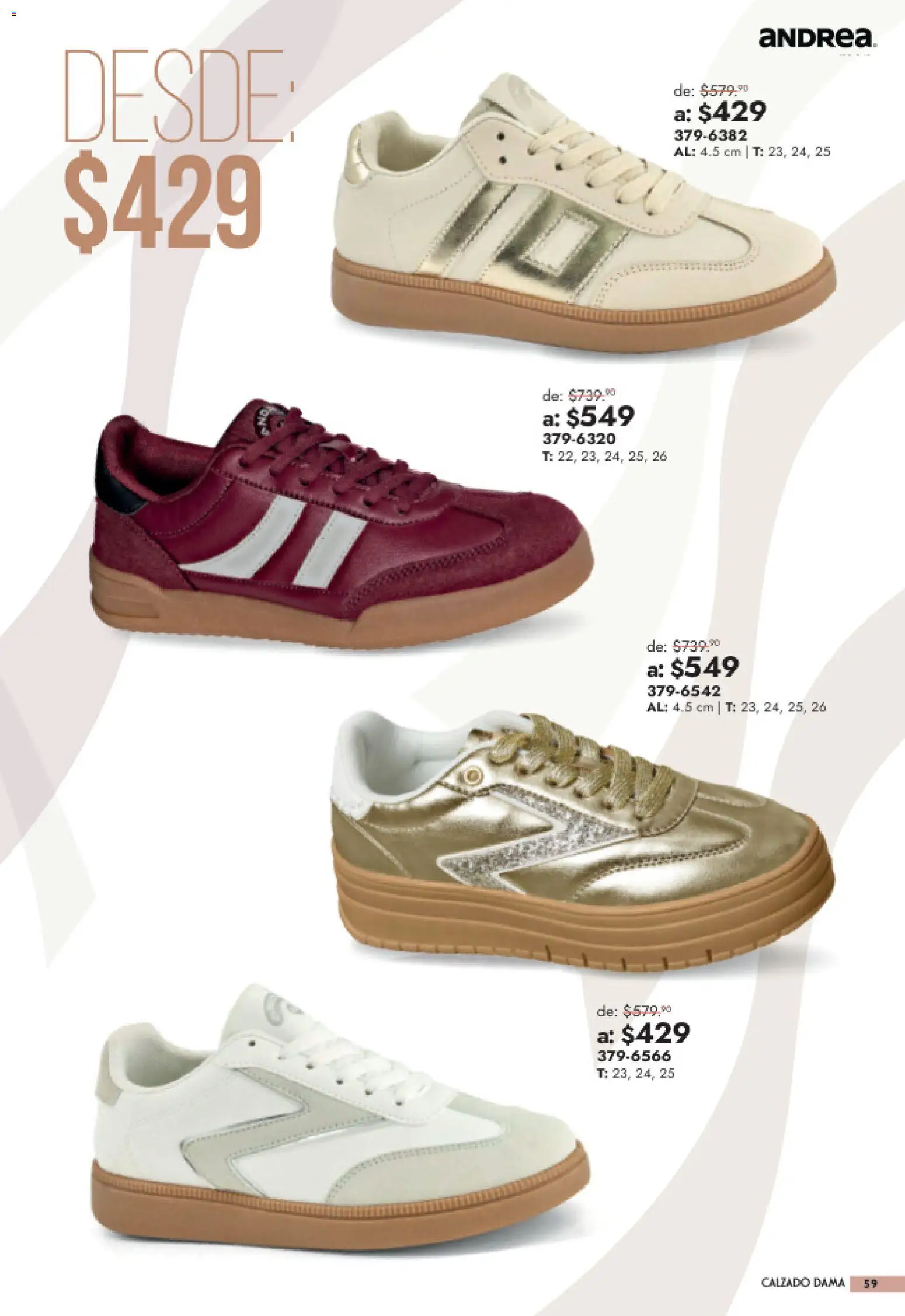 Vista previa las ofertas de la tienda Andrea - Andrea catálogo Outlet desde el 26/07/2026 