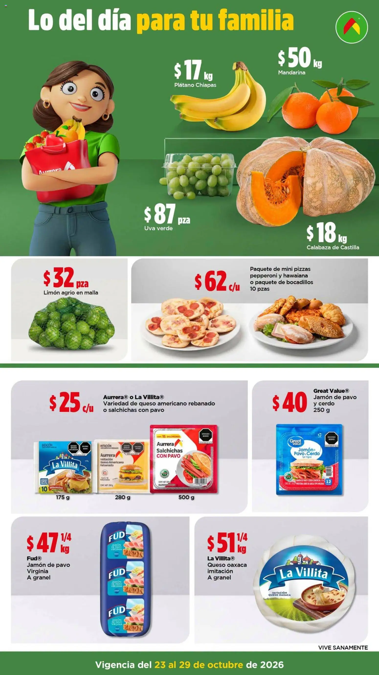 Vista previa las ofertas de la tienda Bodega Aurrerá - Bodega Aurrerá folleto Una deliciosa ensalada de pollo para tu familia desde el 23/10/2026 